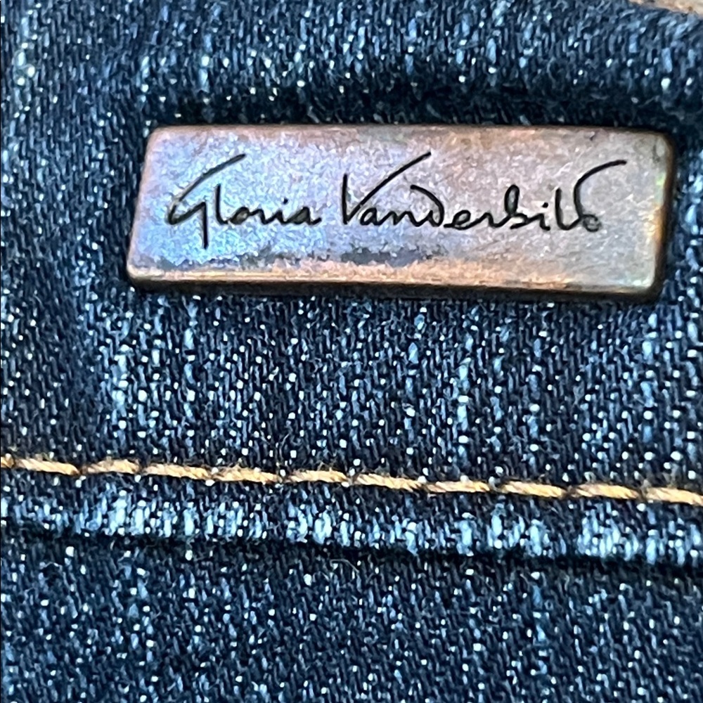 Gloria Vanderbilt Size 16 Missy Short Dark Indigo Jeans - Picture 13 of 13